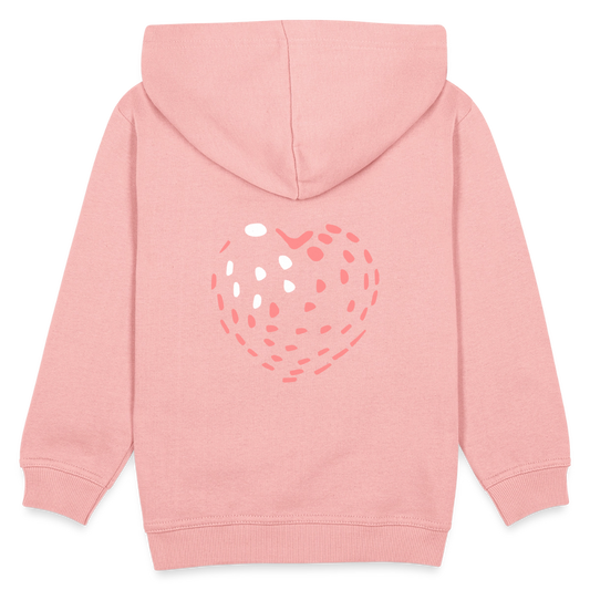 Kids Hoodie HEART - Kristallrosa
