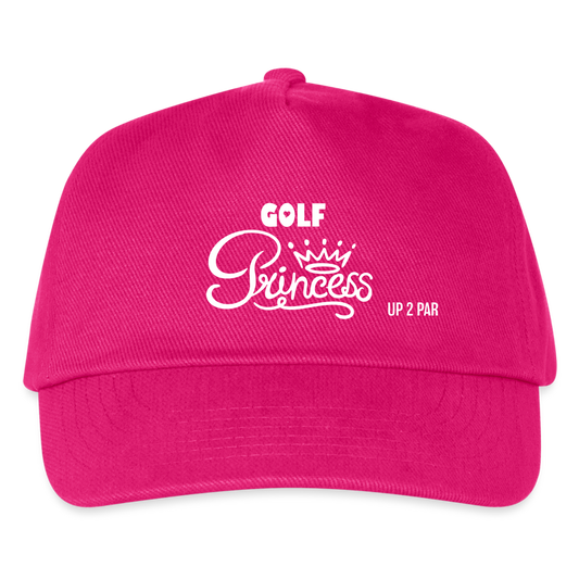 Kids Golf Cap BIG PRINCESS - Fuchsia
