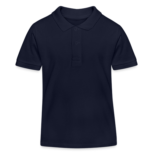 Kinder Bio Golf Polo - Shirt - HEART - Navy