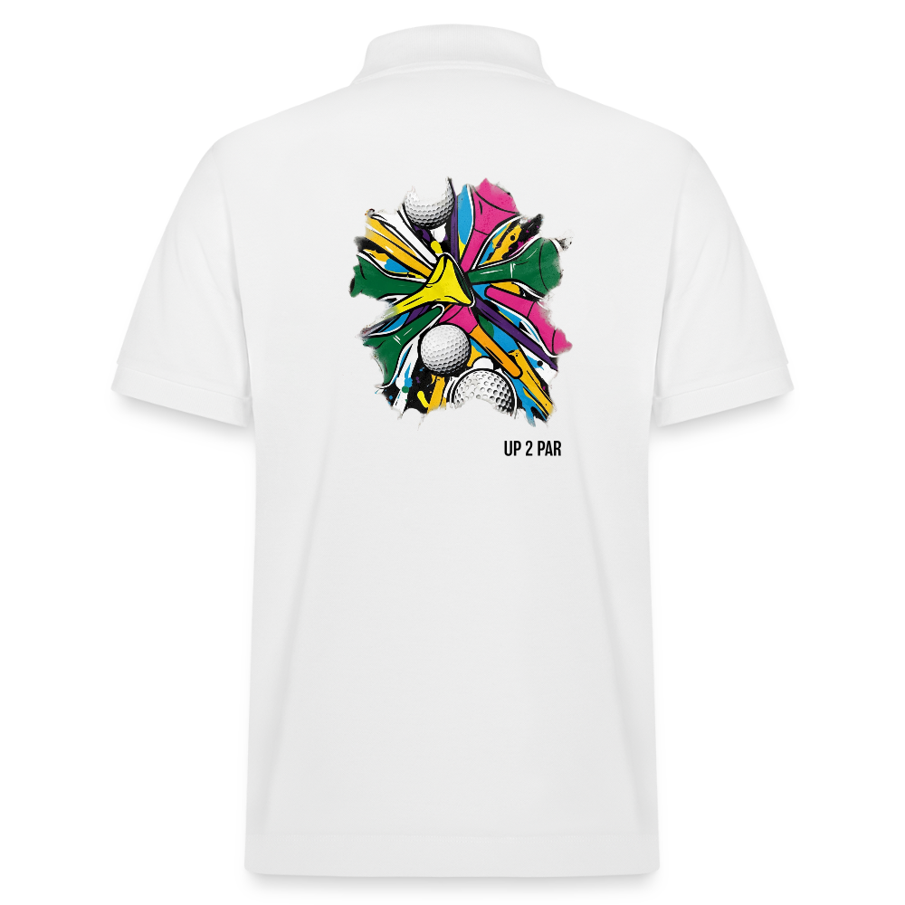 UNISEX BIO Golf Polo-Shirt TEE white - Weiß