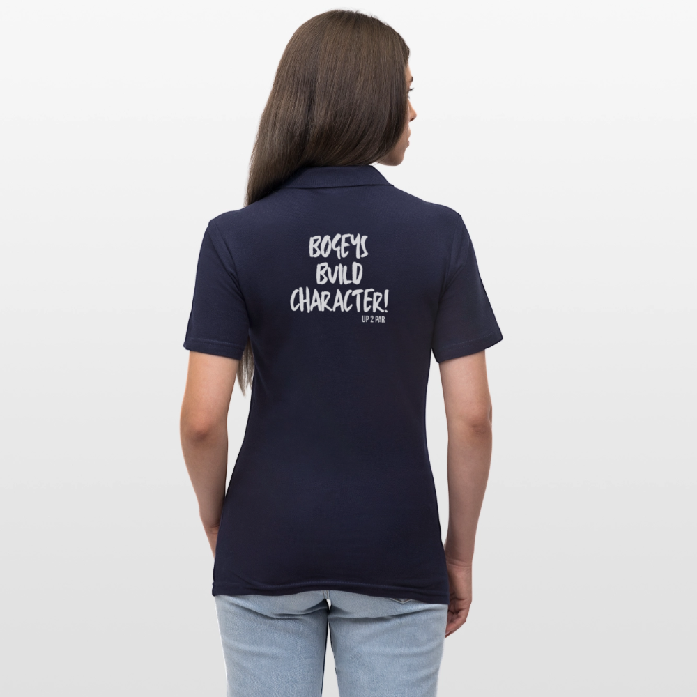 Golf Polo Shirt Damen - BOGEY - Navy