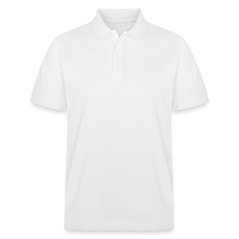 UNISEX BIO Golf Polo-Shirt Splash Ball white - Weiß