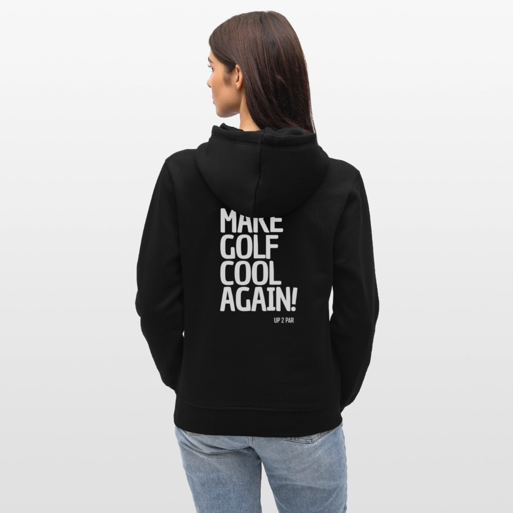 Golf Hoodie Unisex COOL - Schwarz