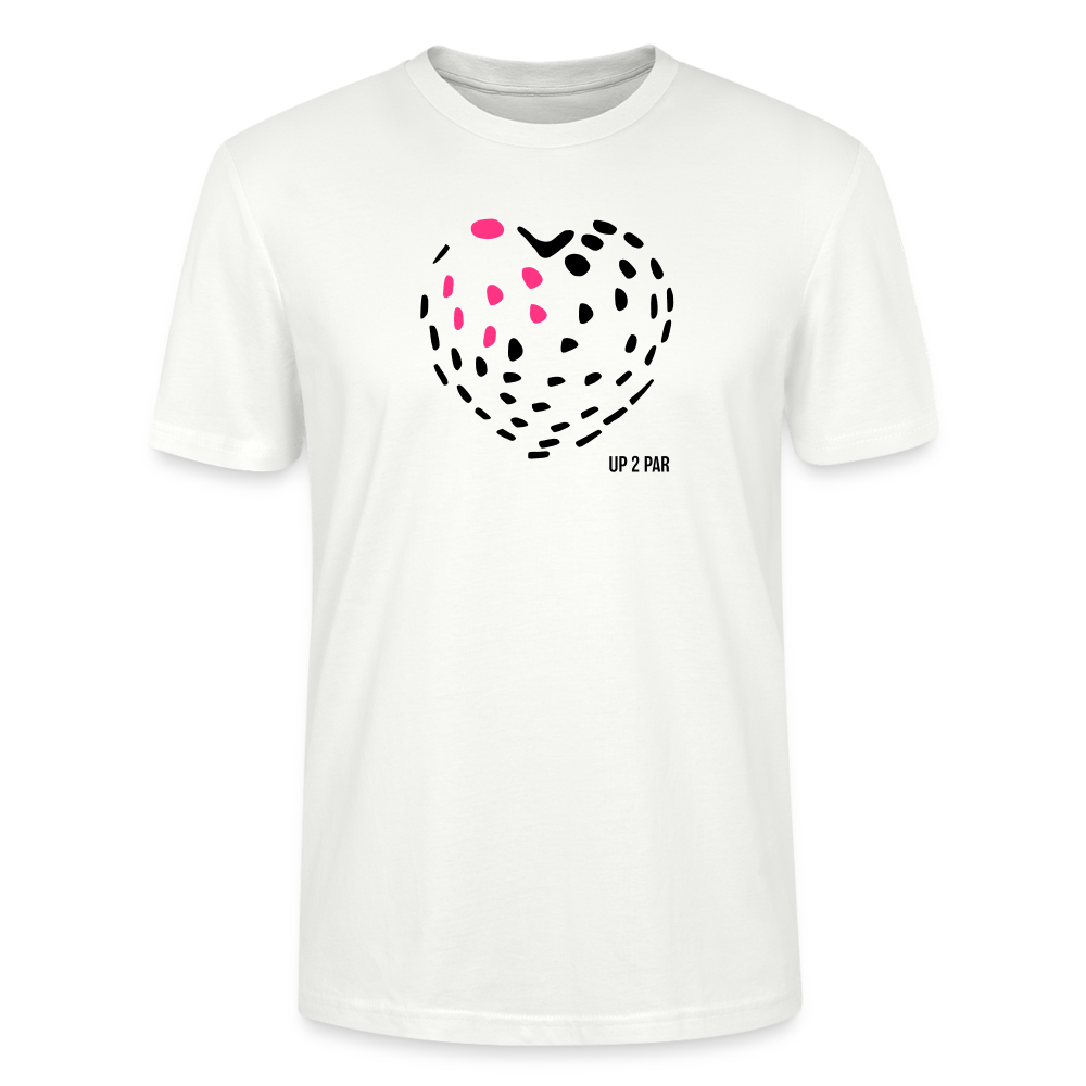 Golf T-Shirt Unisex HEART - Weiß