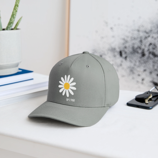 Golf Cap FLOWER - Grüngrau