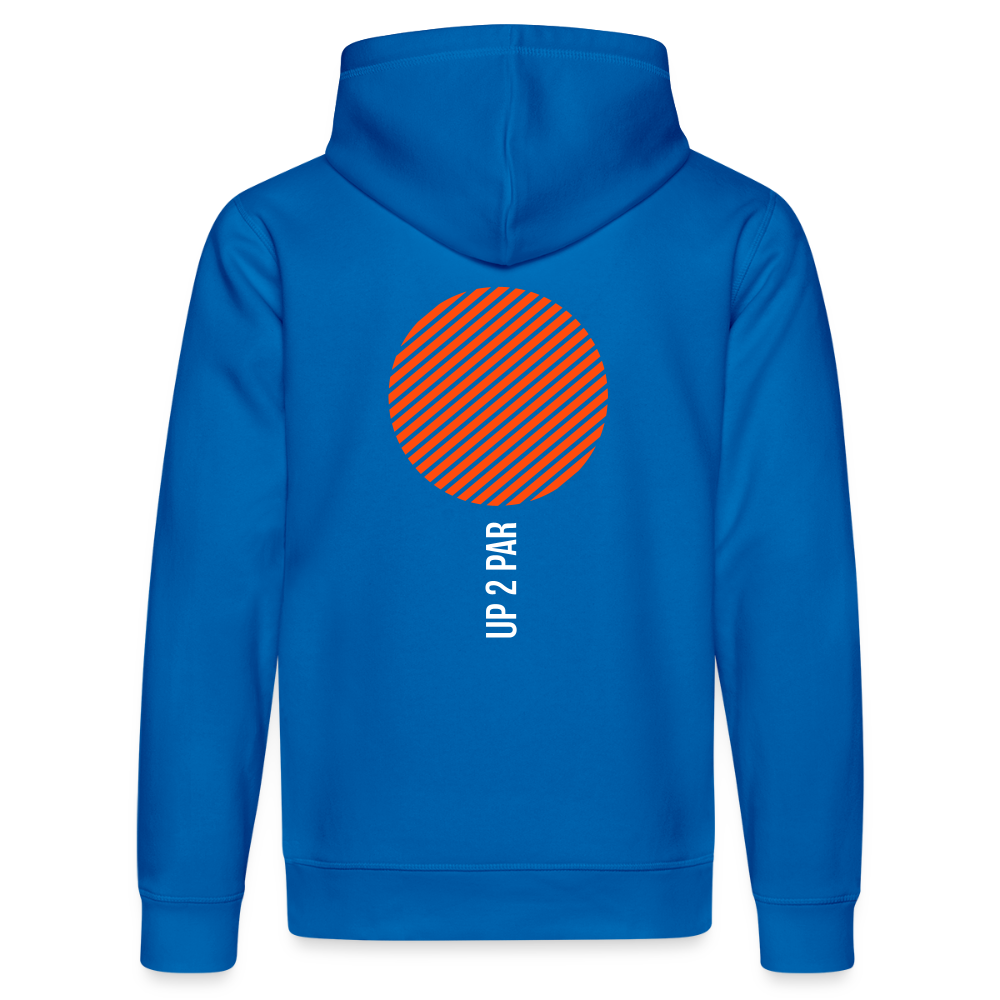 Golf Hoodie Herren - UP 2 PAR - Königsblau