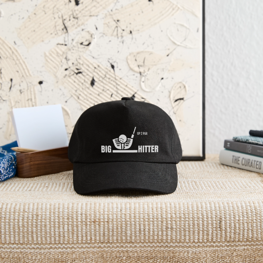 Kids Golf Cap BIG HITTER - Schwarz