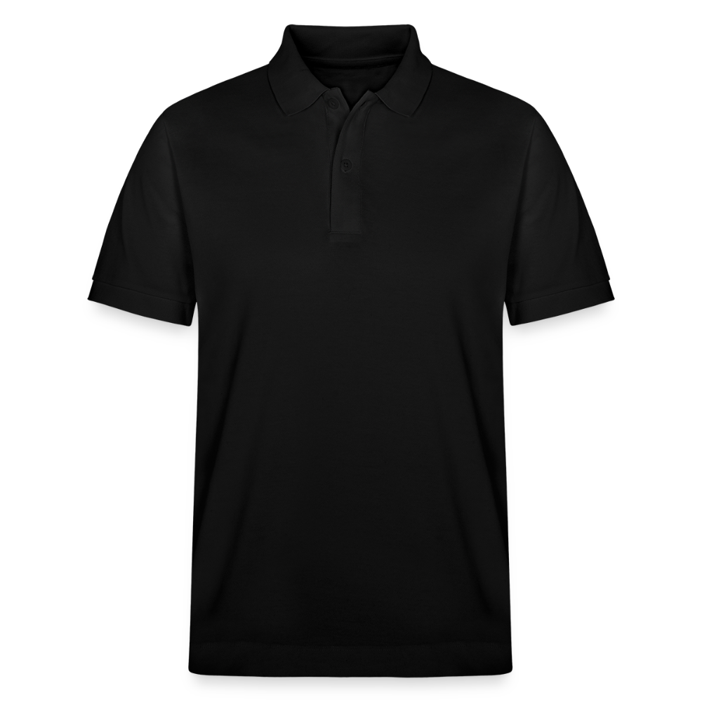 UNISEX BIO Golf Polo-Shirt Splashswing black - Schwarz