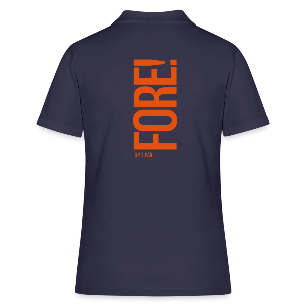 Damen Golf Polo Shirt - Navy