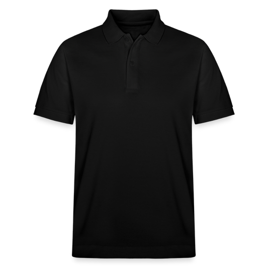 UNISEX BIO Golf Polo-Shirt Splash Exe black - Schwarz