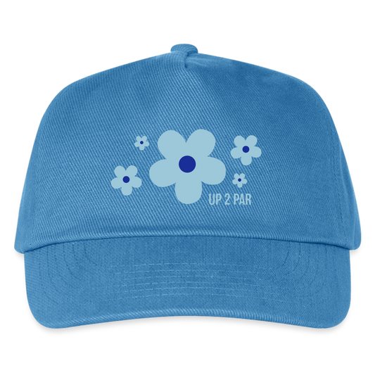 Kids Golf Cap FLOWERS - Pfauenblau