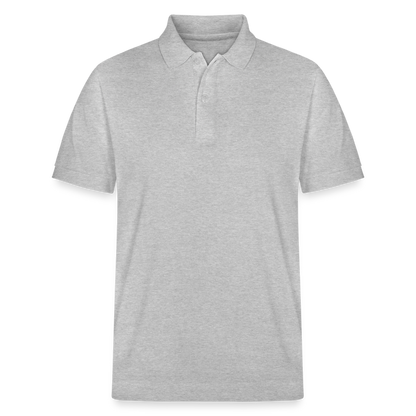 Herren BIO Golf Polo-Shirt - Grau meliert