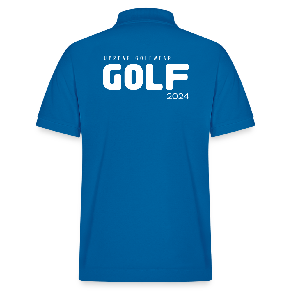 Herren BIO Golf Polo-Shirt - Königsblau