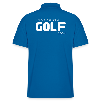 Herren BIO Golf Polo-Shirt - Königsblau