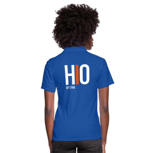 Golf Polo Shirt Damen - HIO - Royalblau