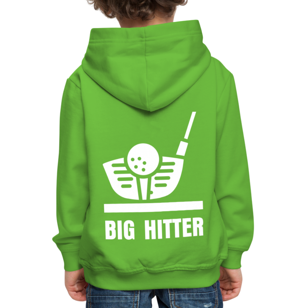 Kids Hoodie BIG HITTER - Hellgrün