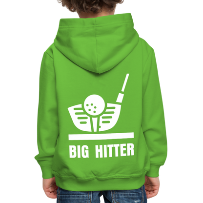 Kids Hoodie BIG HITTER - Hellgrün