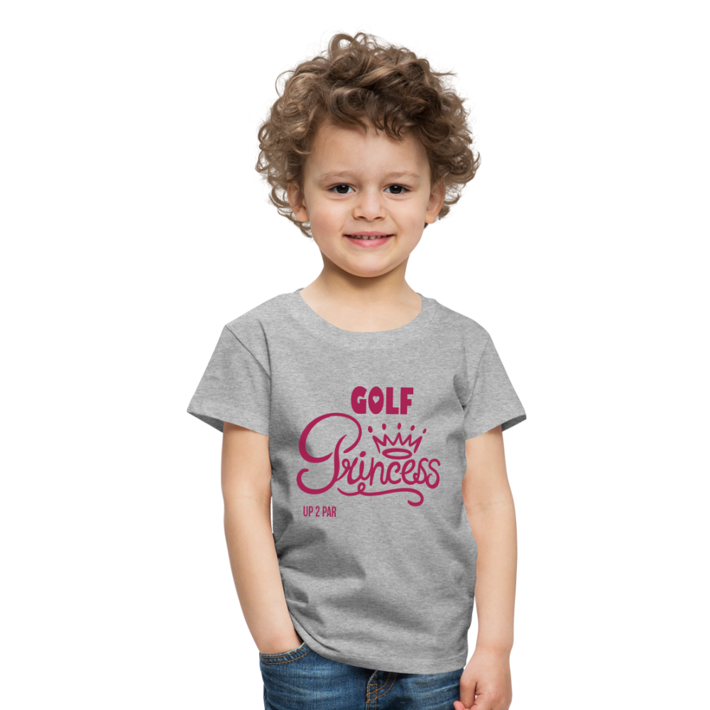 Kids T-Shirt PRINCESS - Grau meliert