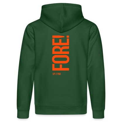 Golf Hoodie Herren - FORE - Flaschengrün