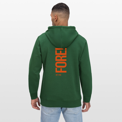Golf Hoodie Herren - FORE - Flaschengrün