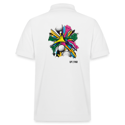 UNISEX BIO Golf Polo-Shirt TEE white - Weiß
