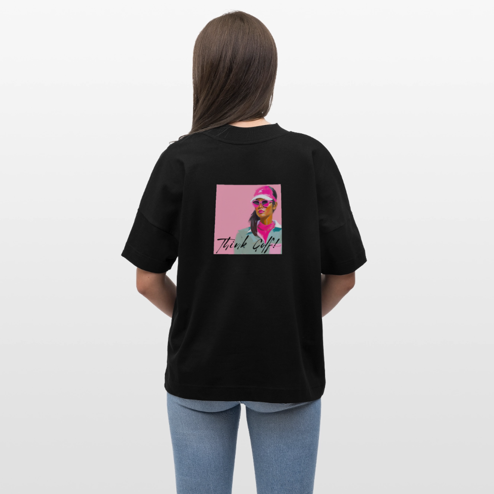 Stanley/Stella Oversized Unisex Bio T-Shirt Blaster - Schwarz