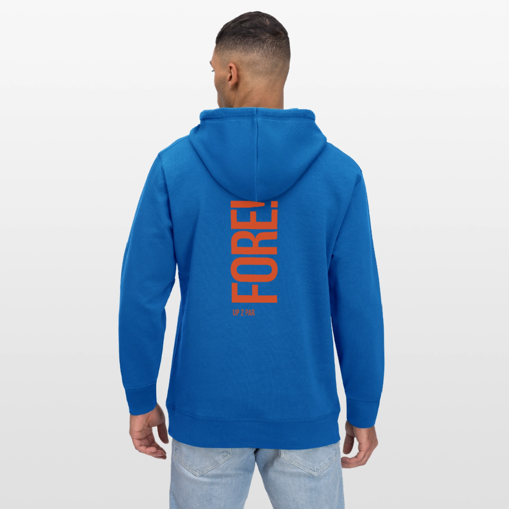 Golf Hoodie Herren - FORE - Königsblau