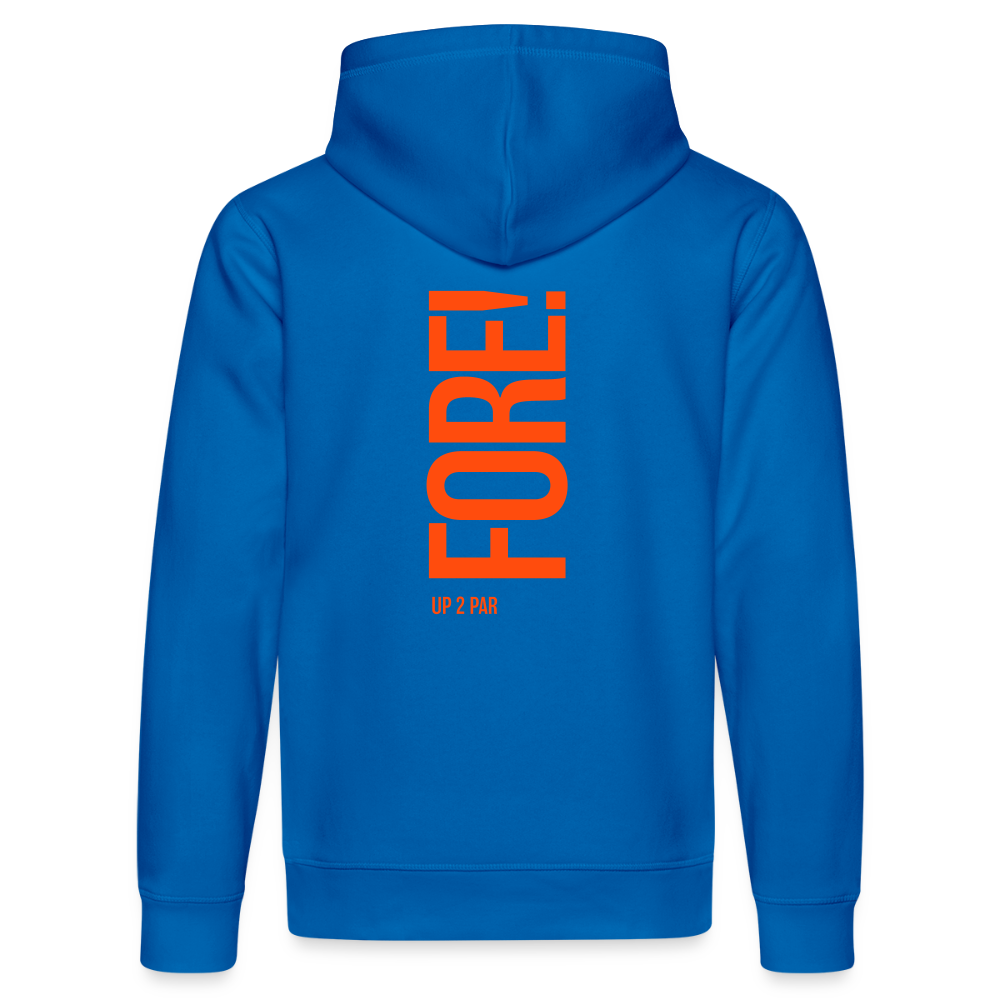 Golf Hoodie Herren - FORE - Königsblau