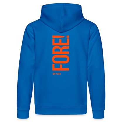 Golf Hoodie Herren - FORE - Königsblau