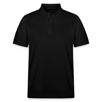 UNISEX BIO Golf Polo-Shirt Splashswing black - Schwarz
