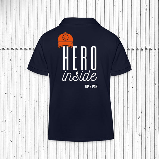 Kinder Bio Golf Polo-Shirt HERO