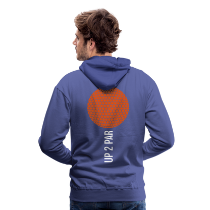 Golf Hoodie Herren - UP 2 PAR - Königsblau