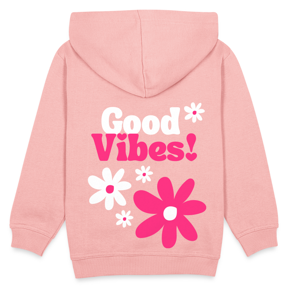 Kids Hoodie Flower - Kristallrosa