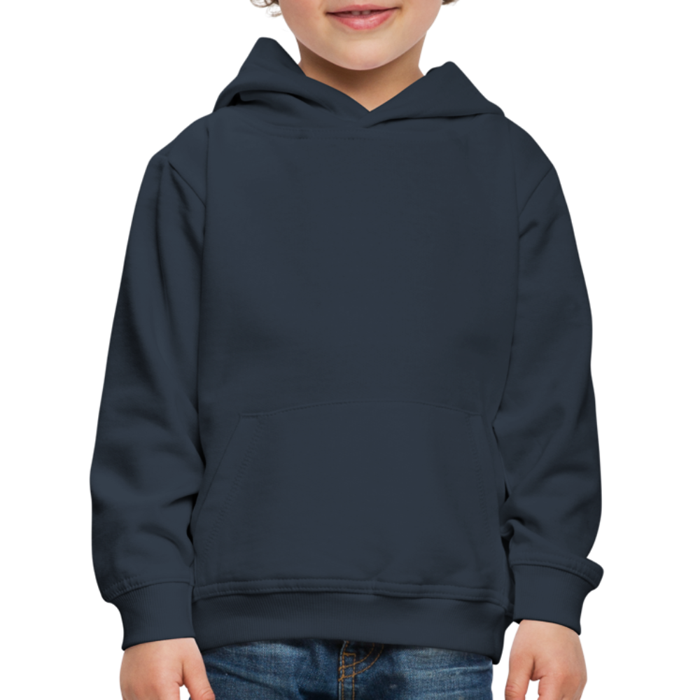 Kids Hoodie Flower - Navy