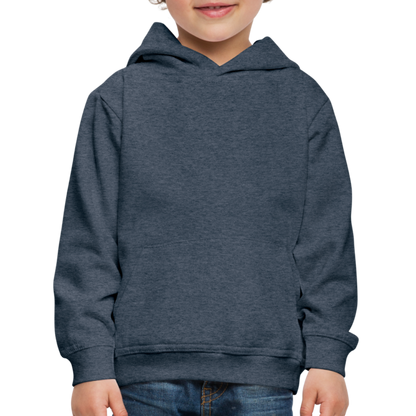 Kids Hoodie Flower - Jeansblau