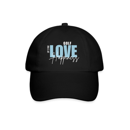 Golf Cap LOVE - Schwarz/Schwarz