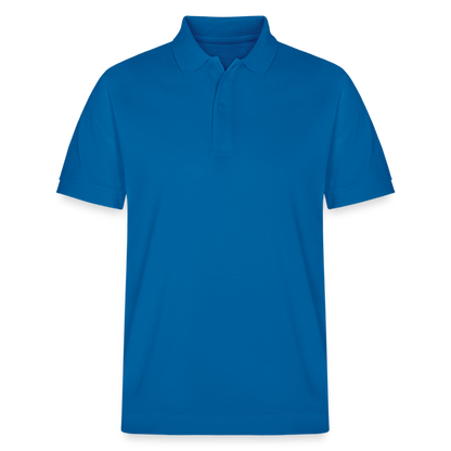 UNISEX BIO Golf Polo-Shirt - Königsblau