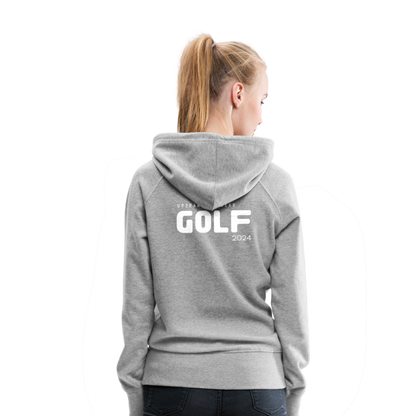 Golf Hoodie - GOLF - Grau meliert