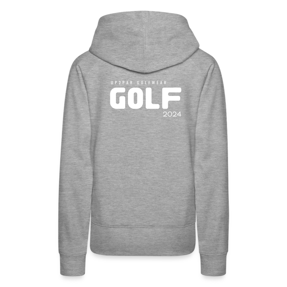 Golf Hoodie - GOLF - Grau meliert