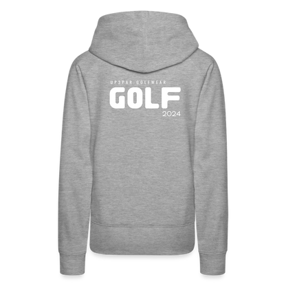 Golf Hoodie - GOLF - Grau meliert