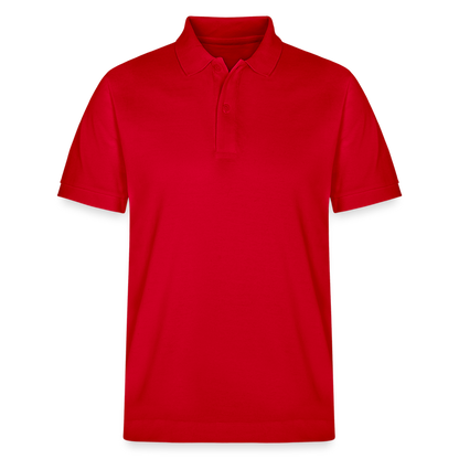 UNISEX BIO Golf Polo-Shirt - Rot