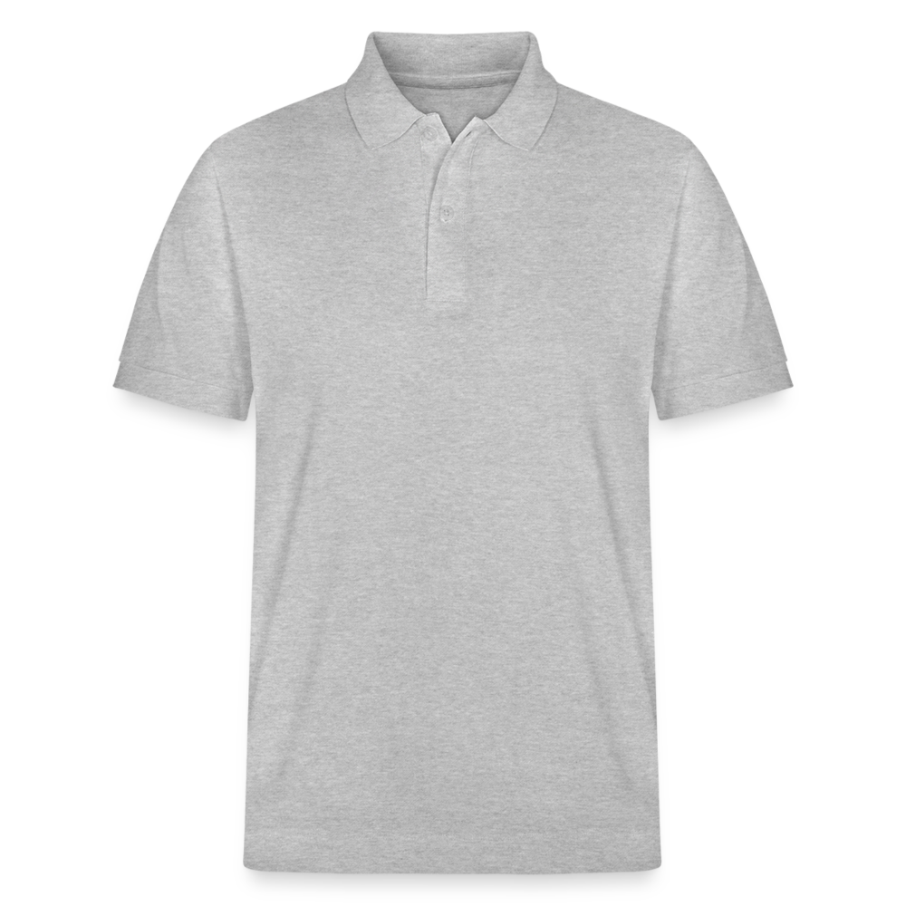 UNISEX BIO Golf Polo-Shirt - Grau meliert