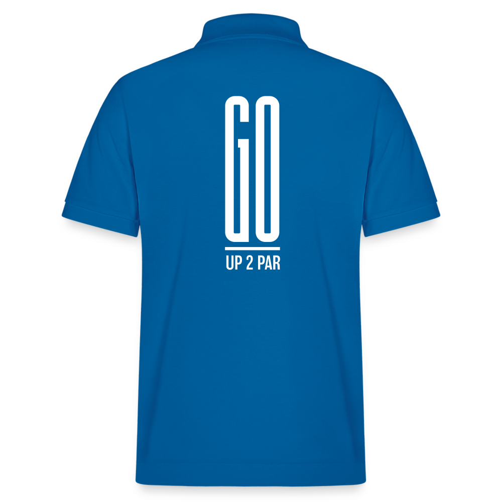 UNISEX BIO Golf Polo-Shirt - Königsblau