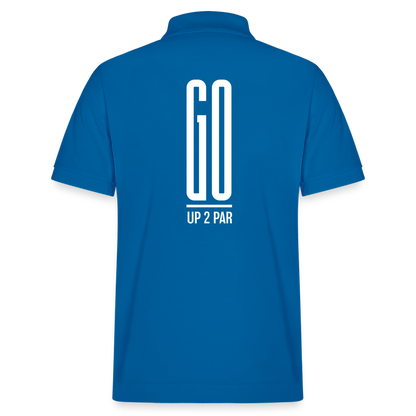 UNISEX BIO Golf Polo-Shirt - Königsblau