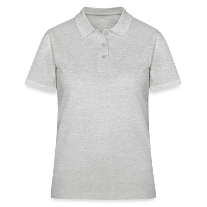 Damen Polo Shirt - GO - Grau meliert