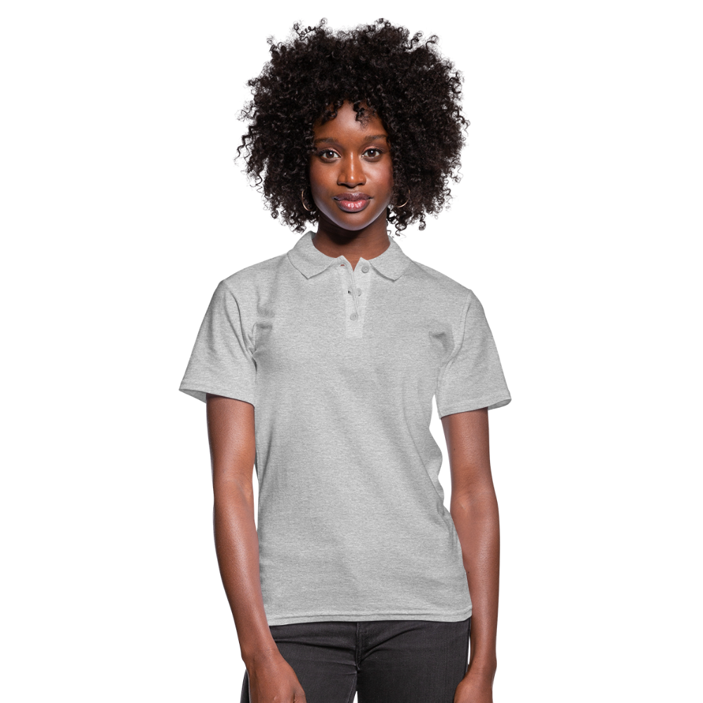 Damen Polo Shirt - GO - Grau meliert