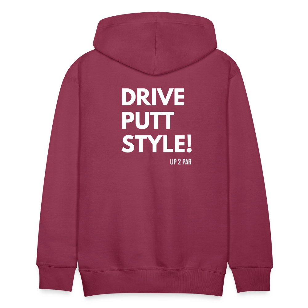 Golf Hoodie - STYLE - Bordeaux