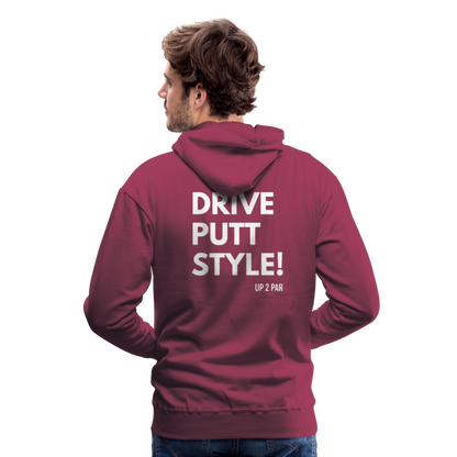 Golf Hoodie - STYLE - Bordeaux