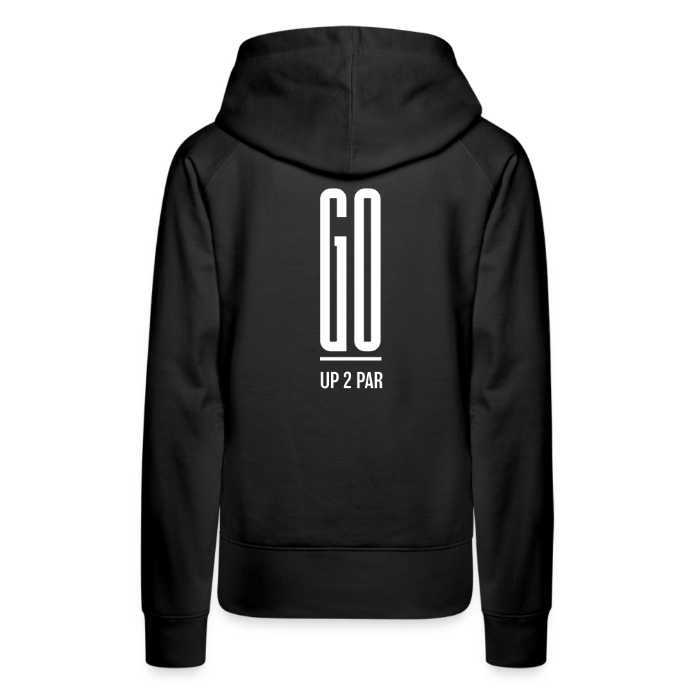 Golf Hoodie Damen - GO - Schwarz