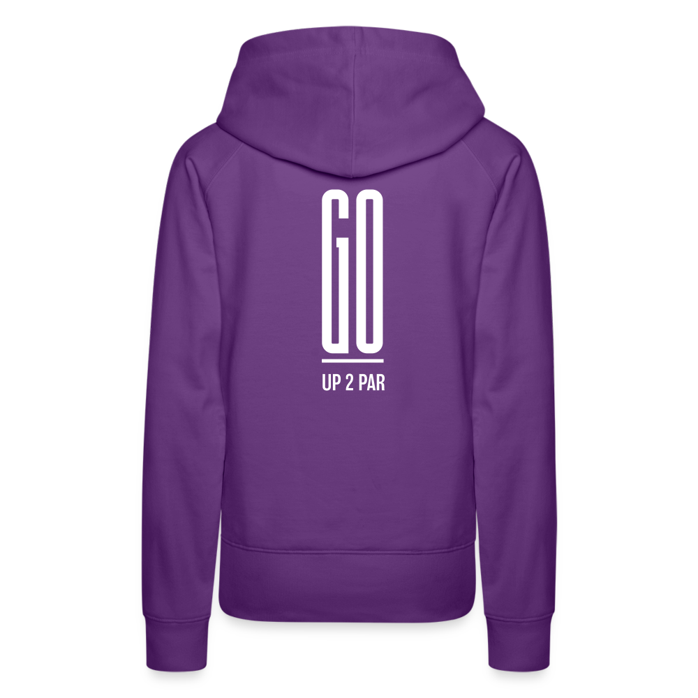 Golf Hoodie Damen - GO - Purple